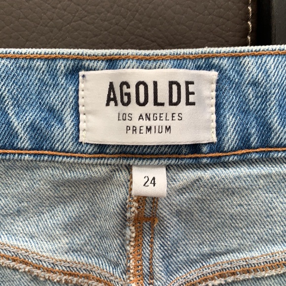 Agolde skirt & frame denim size 24 - Picture 2 of 3